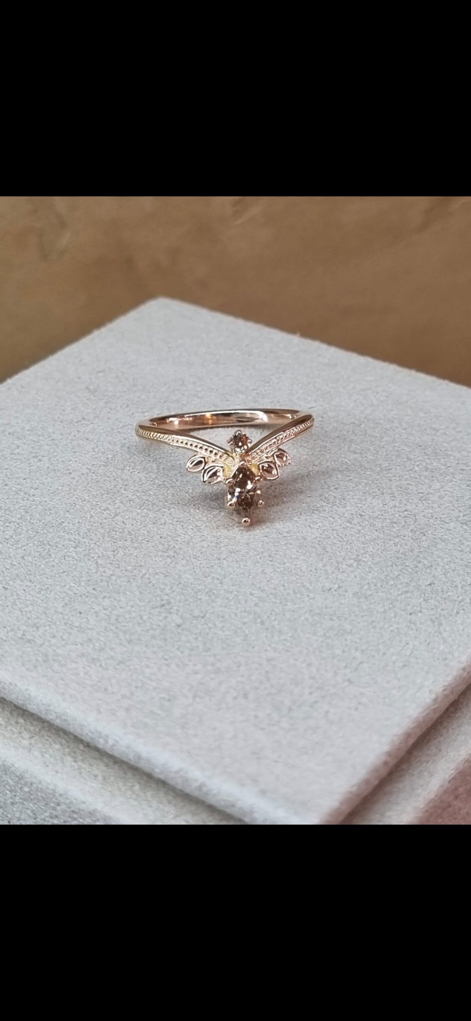 Bague or rose